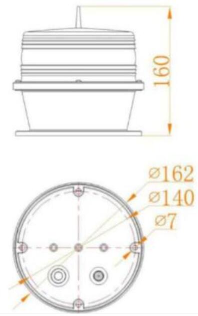 solar led marine lantern