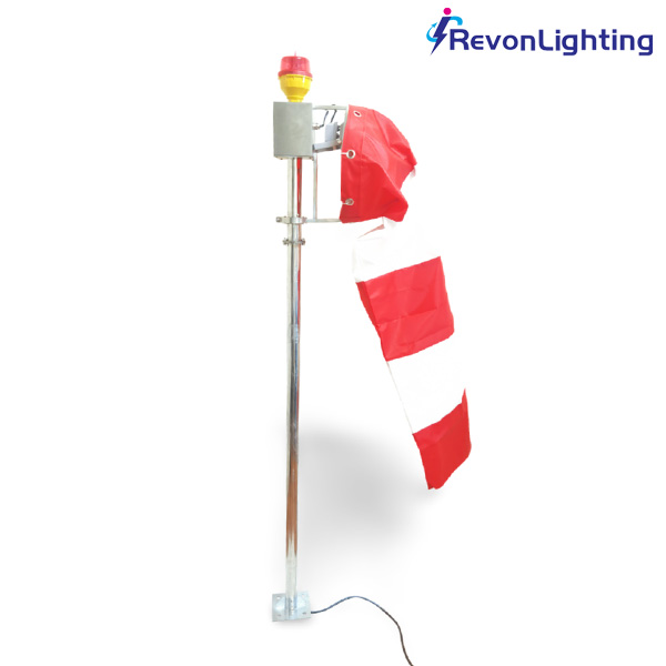 Lighted wind sock airport wind socks helipad windsock AO-HP-W1