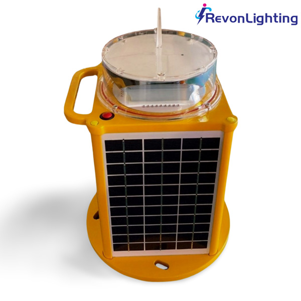 Solar aviation light solar obstruction light for aircraft warning lights on towers